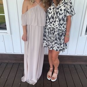 Caitlin Ruffle Maxi Dress